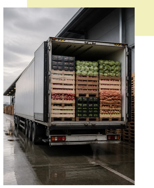Перевозка плодоовощной продукции в Киржач по цене от 5155 р. | Агросервис-Крж